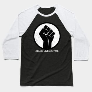 Black Power Fist Baseball T-Shirt